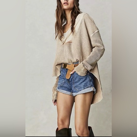 Free People Pants - Free People Beginners Luck Slouch Shorts